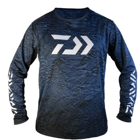 DAIWA - Tričko D-VEC Sun-Protection LS-Shirt Navy vel. 2XL