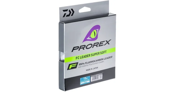 DAIWA - Vlasec Prorex Fluocarbon Návazcový Clear 0,80 mm 29,2 kg 15 m