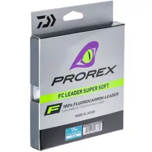 DAIWA - Vlasec Prorex Fluocarbon Návazcový Clear 0,9 mm 36 kg 15 m