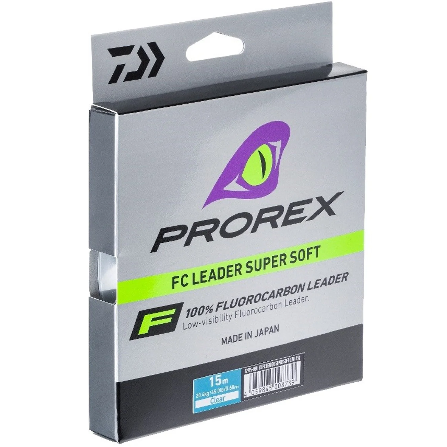 DAIWA - Vlasec Prorex Fluocarbon Návazcový Clear 0,9 mm 36 kg 15 m