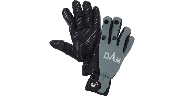 DAM - Rukavice Neoprene Fighter Glove Black Grey vel. L