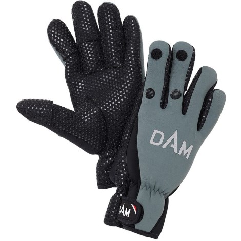 DAM - Rukavice Neoprene Fighter Glove Black Grey vel. L