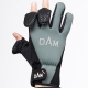 DAM - Rukavice Neoprene Fighter Glove Black Grey vel. L