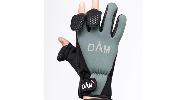 DAM - Rukavice Neoprene Fighter Glove Black Grey vel. XL