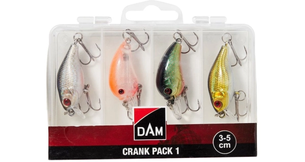 DAM - Sada Woblerů Crank Pack Inc. Box 3-5 cm