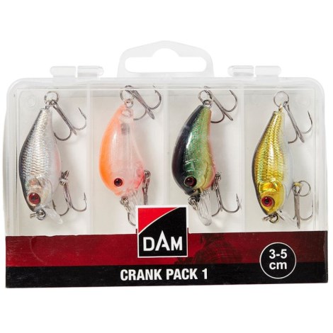 DAM - Sada woblerů Crank Pack Inc. Box 3-5 cm