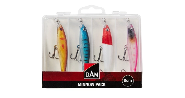 DAM - Sada Woblerů Minnow Pack Inc. Box 8 cm