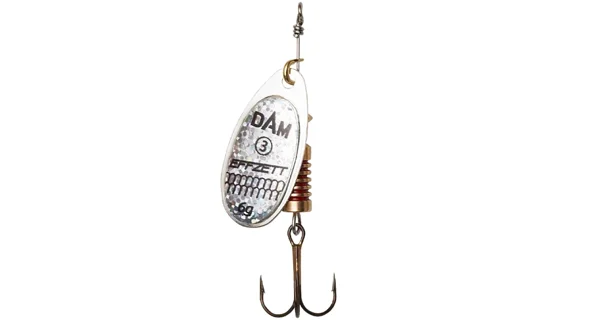 DAM - Třpytka Standard Spinner Reflex Silver 10 g vel. 4