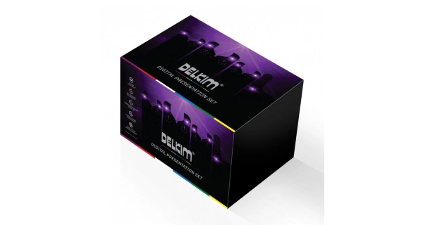 DELKIM - Sada signalizátorů Digital Presentation Set Purple LEDs fialová