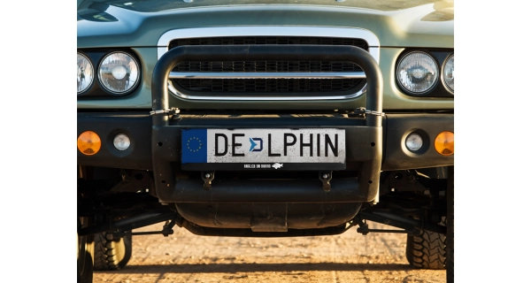 DELPHIN - 3D držák SPZ ANGLER ON BOARD 2 ks