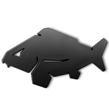 DELPHIN - 3D nálepka Carp Černá