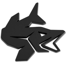 DELPHIN - 3D nálepka Pike Černá
