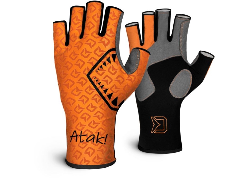 DELPHIN - Bezprsté rukavice Atak! 75F vel. L