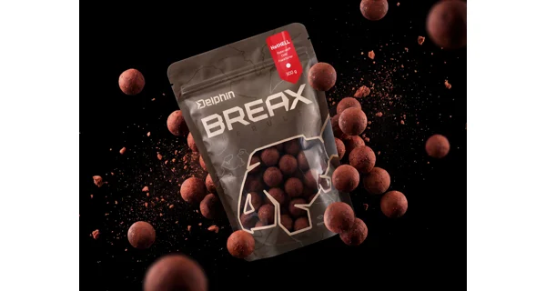 DELPHIN - Boilies BreaX HotHELL 20 mm 300 g Robin red Chilli Fr.Klobása