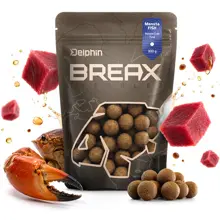 DELPHIN - Boilies BreaX MonstaFISH Monster 24 mm 300 g Krab Tuňák