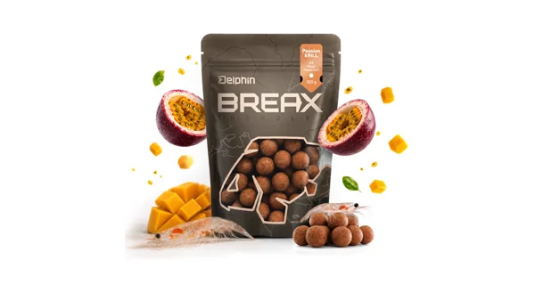 DELPHIN - Boilies BreaX PassionKRILL 16 mm 300 g Krill Mango