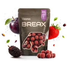 DELPHIN - Boilies BreaX SweetBERRY 20 mm 300 g Moruše Jahoda Švestka