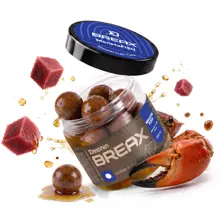 DELPHIN - Boilies v dipu BreaX MonstaFISH Monster Krab Tuňák 20 mm 200 ml