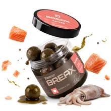DELPHIN - Boilies v dipu BreaX SeaKER Oliheň Losos 16 mm 200 ml