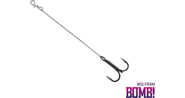 DELPHIN - Bomb! Návazce Twisto Rigs Wolfram 3 ks vel. 6, 8 cm