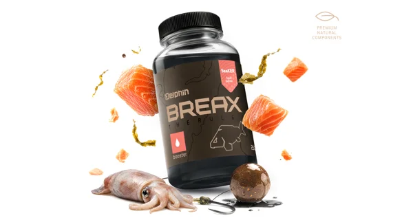 DELPHIN - Booster BreaX SeaKER Oliheň Losos 250 ml