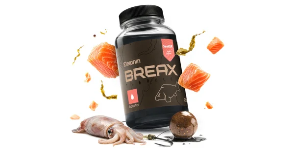 DELPHIN - Booster BreaX SeaKER Oliheň Losos 250 ml