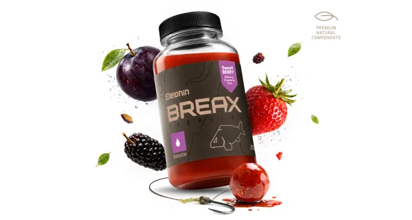 DELPHIN - Booster BreaX SweetBERRY Moruše Jahoda Švestka 250 ml