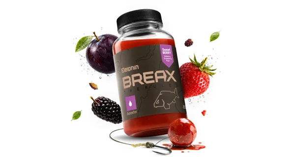 DELPHIN - Booster BreaX SweetBERRY Moruše Jahoda Švestka 250 ml