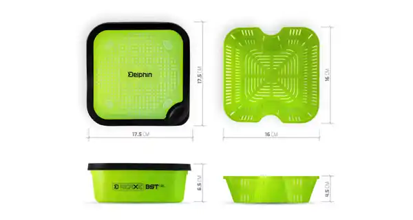 DELPHIN - Box na namáčení pelet REAXE BST 1,8 l