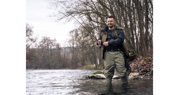 DELPHIN - Brodící kalhoty do pasu Hron Pants vel. 45