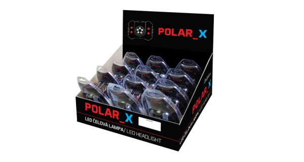 DELPHIN - Čelovka Polar X 5+4 LED