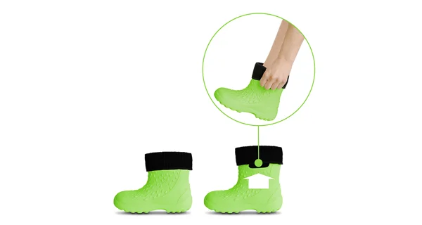 DELPHIN - Dětské holínky s vložkou Yupie vel. 26/27