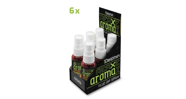 DELPHIN - Dipovací sprej AromaX Mango broskev 30 ml Červená