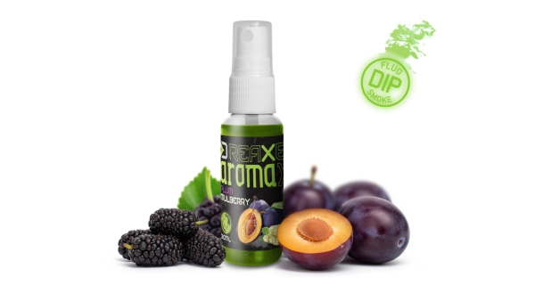 DELPHIN - Dipovací sprej AromaX Švestka Moruše 30 ml Fluo zelená