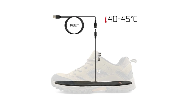 DELPHIN - Elektricky vyhřívané vložky Therm vel. 40-46
