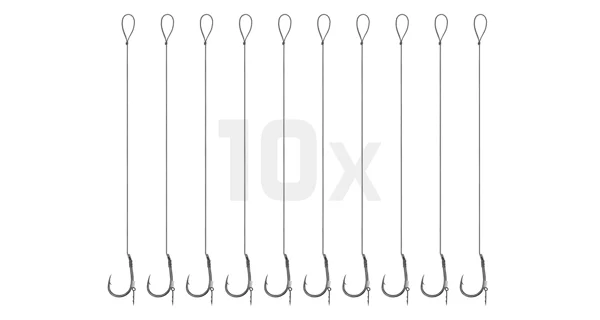 DELPHIN - Feederový návazec Braided Sting Turner vel. 6 8 cm 0,2 mm 10 ks