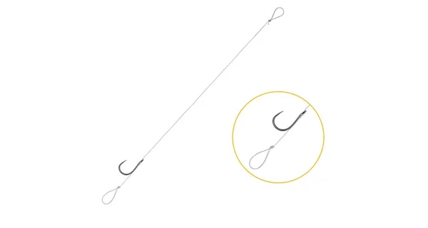 DELPHIN - Feederový návazec FLR Loop SM vel. 8 6 ks