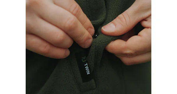 DELPHIN - Flísová bunda na zip TWIN vel. 3XL