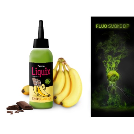 DELPHIN -  Fluo Dip D SNAX LiquiX 100 ml Čokoláda Banán