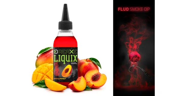 DELPHIN - Fluo dip D SNAX LiquiX 100 ml Mango Peach