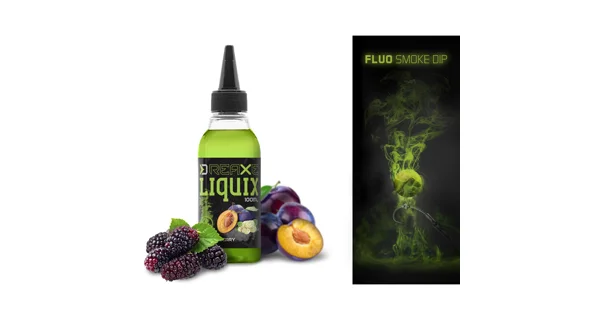 DELPHIN - Fluo Dip D SNAX LiquiX 100 ml Švestka Moruše