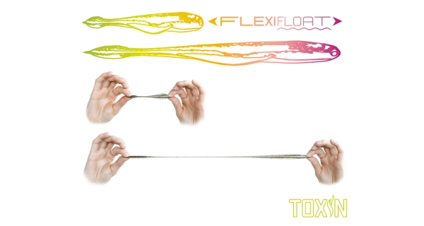 DELPHIN - Gumová nástraha TOXIN UVs 8 cm 2 g 8 ks Reactor