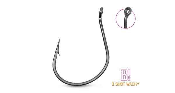 DELPHIN - Háček B! D-shot Wacky vel. 1 8 ks