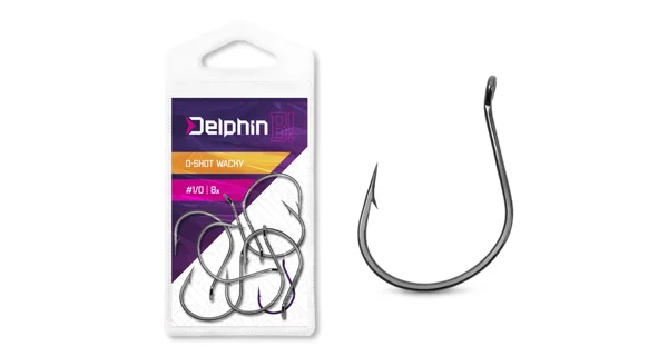 DELPHIN - Háček B! D-shot Wacky vel. 2 8 ks