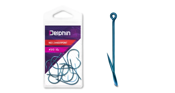 DELPHIN - Háček B! NEO ZanderPoint BLU vel. 2/0 10 ks