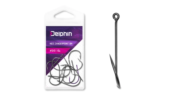 DELPHIN - Háček B! Neo ZanderPoint BN vel. 1/0 10 ks