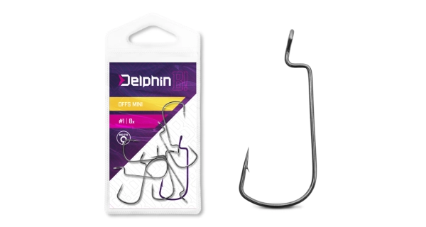 DELPHIN - Háček B! Offs Mini vel. 8 8 ks