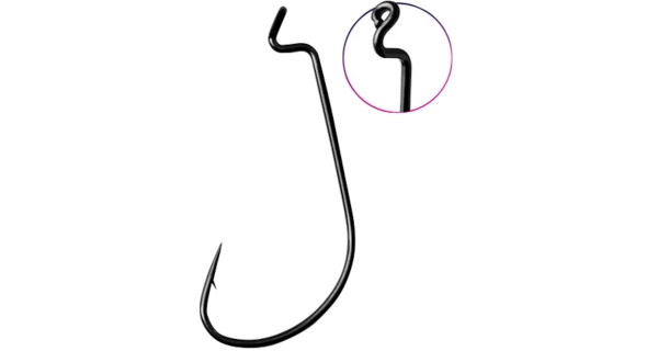 DELPHIN - Háček Bomb D-Shot Offs Worm vel. 1/0 5 ks