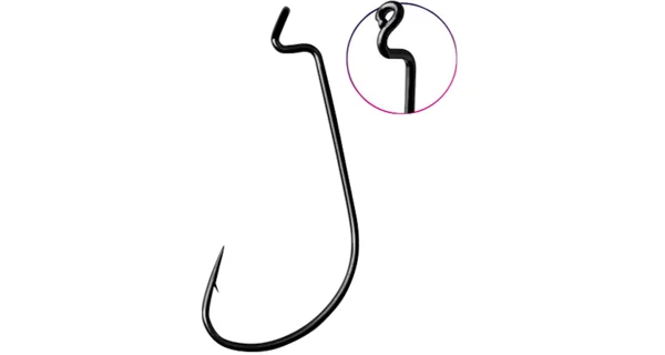 DELPHIN - Háček Bomb D-Shot Offs Worm vel. 4 5 ks