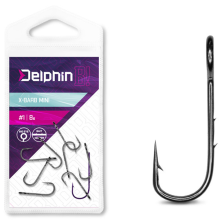 DELPHIN - Háček na čeburašku B! X-BARB Mini vel. 2 8 ks